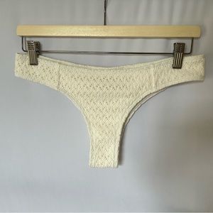 Hollister crochet cheeky bikini bottoms, size S